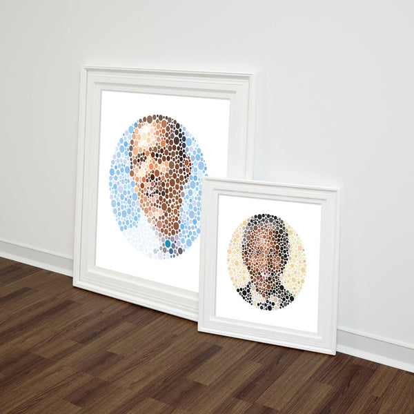 Colour Blind Portraits - Nelson Mandela