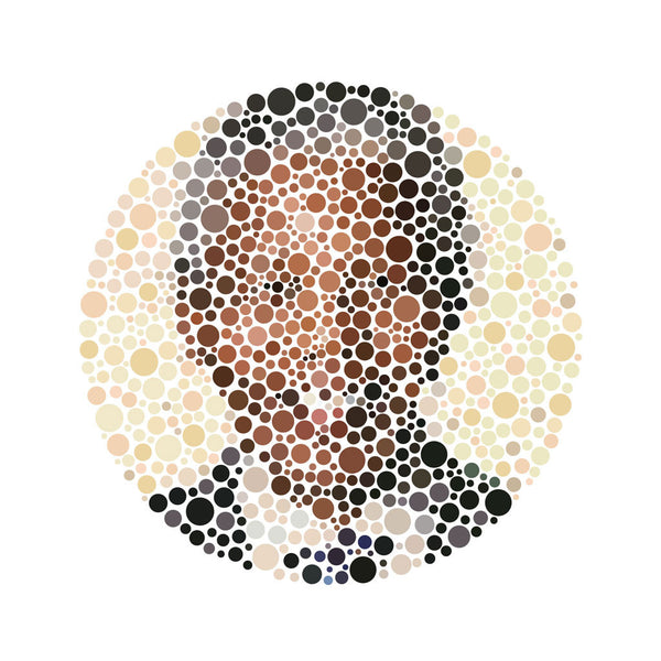Colour Blind Portraits - Barack Obama